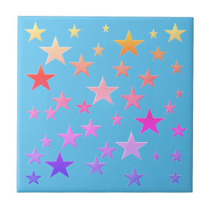 Estrelas engraçadas e coloridas
