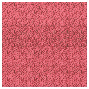 Estrelas Esculpidas - Tecido Rosa-Coral-Zazzle