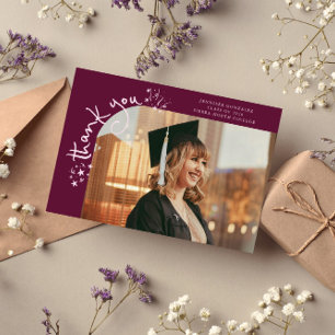 Estrelas Excêntricas Cartão de Foto de Graduação C