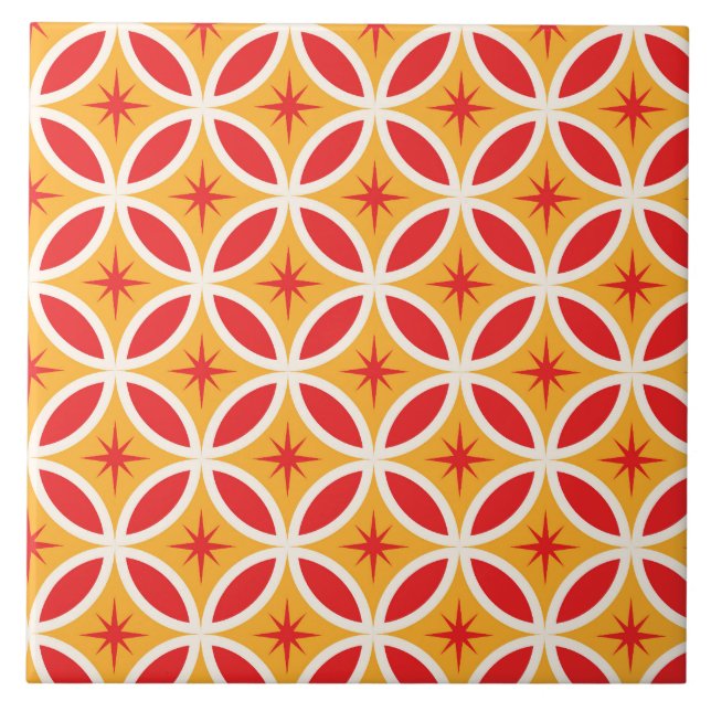 Estrelas Explosivas do Meio do Século em Círculos  (Frente)
