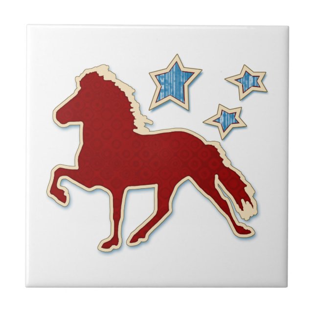 Estrelas Festivas dos Cavalos Islandeses (Frente)