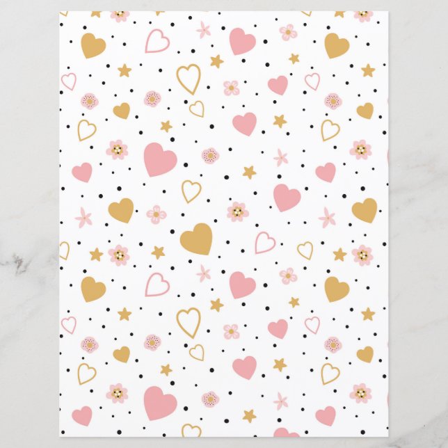 Estrelas, Flores, Corações e Bolinhas (Frente)