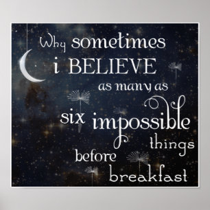 Estrelas impossíveis poster ou impressão das