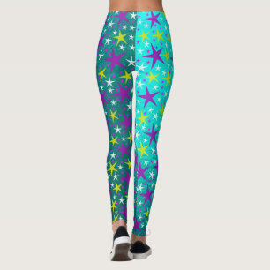 estrelas Legendantes leggings retro-leggings