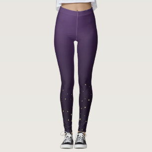 Estrelas mágicas céu noturno Leggings