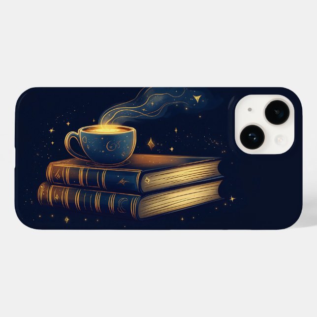 Estrelas mágicas e café com livros (Verso (horizontal))