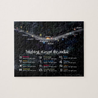 Estrelas mais brilhantes do Quebra-cabeça Zodiac