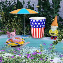 Estrelas N Stripes Azul Branco Vermelho