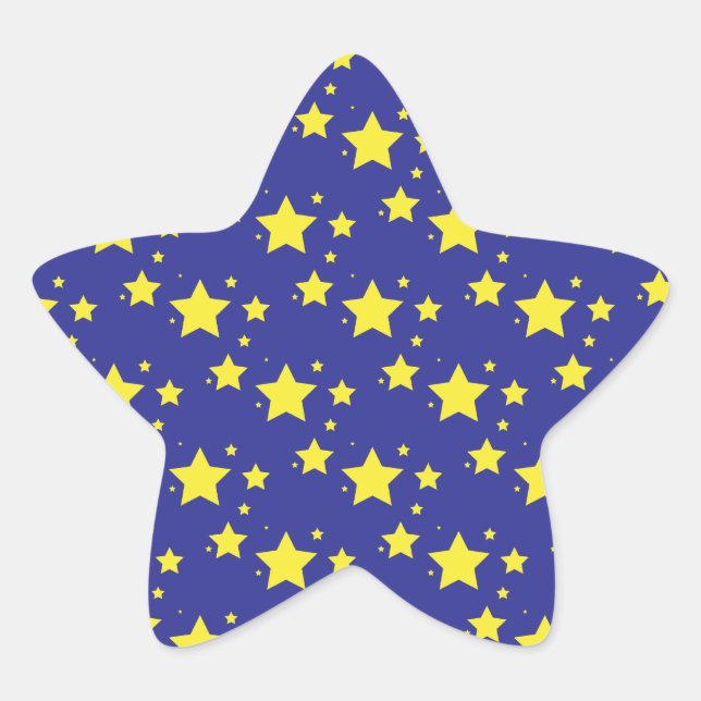 Estrelas na etiqueta azul do fundo (Frente)