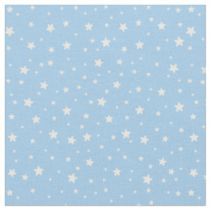 Estrelas na luz - tecido azul