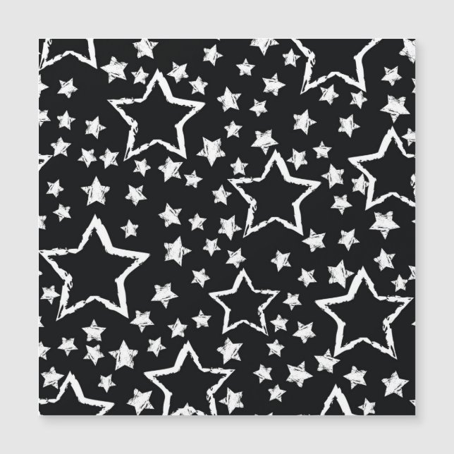 Estrelas pretas e brancas: grunge urbano. (Frente)