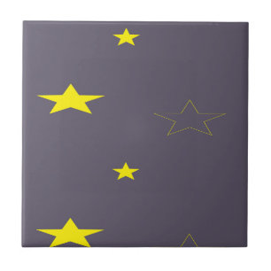 Estrelas sobre a cor do carvão