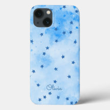 Estrelas sobre capas de iphone de gabinete de pape