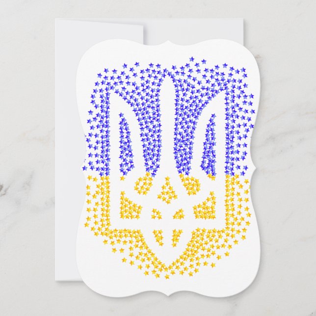 Estrelas ucranianas de dispersão de trizub (Frente)