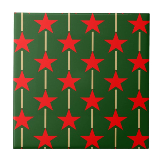 Estrelas Verdes E Vermelhas (Frente)