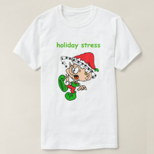 Estresse de Férias Fresco de Camisa de Natal Engr
