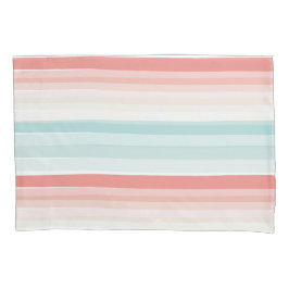 Estrias de Verão em coral e turquesa