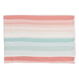 Estrias de Verão em coral e turquesa