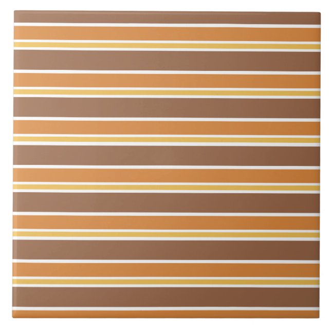 Estrias do século médio retrô multicoloridas (Frente)