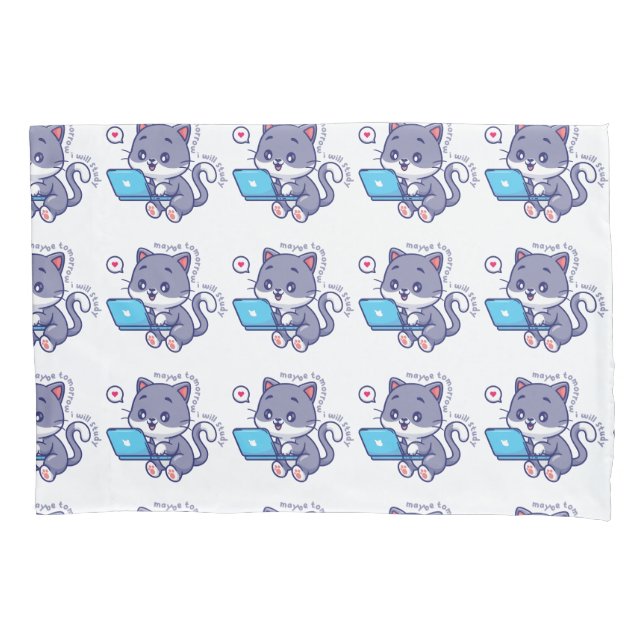 estudante preguiçoso giro - talvez amanhã eu estud (Frente)