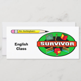 Estudante sobrevivente Chalkboard Souvenir
