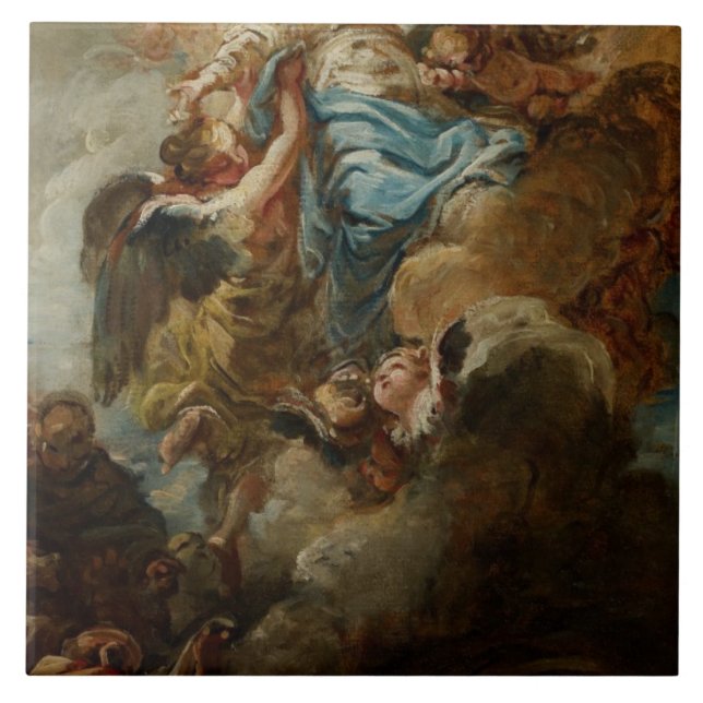 Estude para a suposição do Virgin, c.1760 2 (Frente)