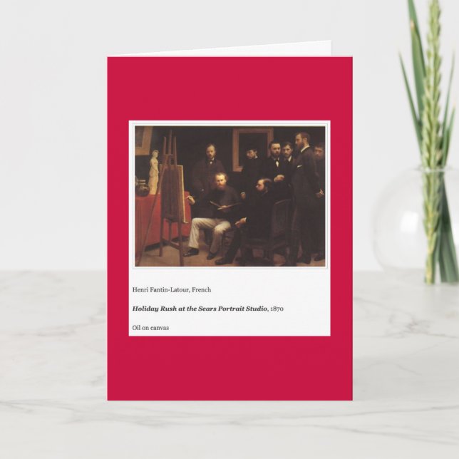 ESTÚDIO DE RETRATO SEARS CARTÃO DE NATAL ESTILO #2 (Frente)