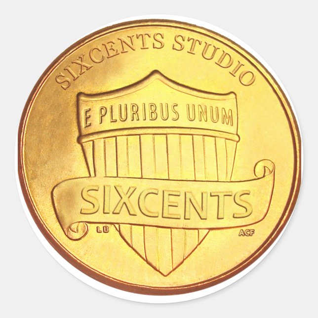 Estúdio SixCents - Adesivo (Frente)
