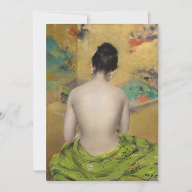 Estudo da Carne Dourada | William Merritt Chase (Frente)