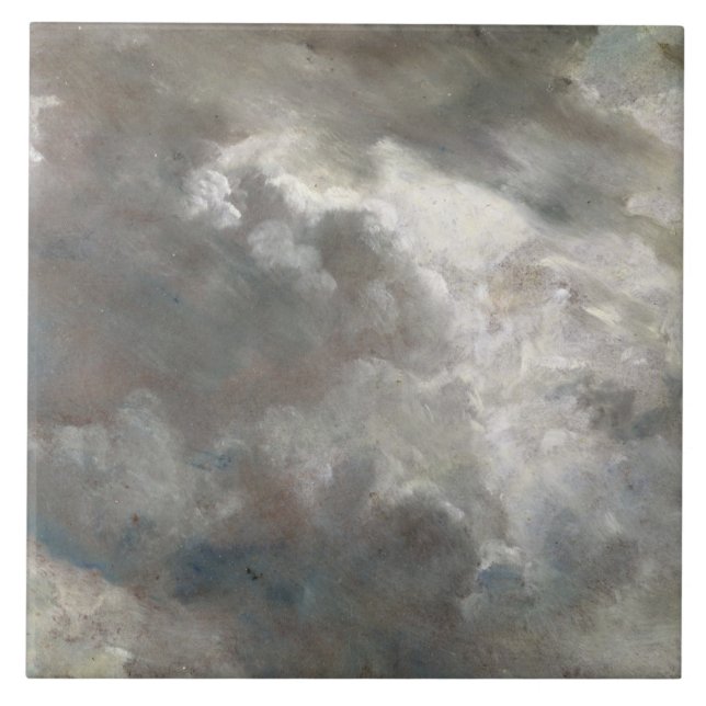 Estudo da nuvem de John Constable |, 1821 (óleo no (Frente)