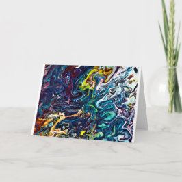 Estudo de Cor Abstrata 155, Cartão