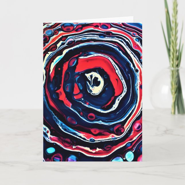 Estudo de Cor Abstrata 332, cartão (Frente)