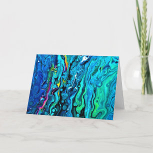 Estudo de Cor Abstrata 88, cartão