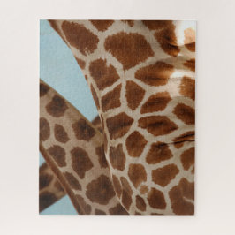 Estudo de Girafas em Quebra-cabeça de serra-de-vid