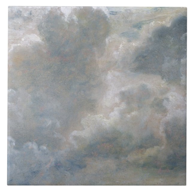 Estudo de nuvens de Cumulus, 1822 de John (Frente)
