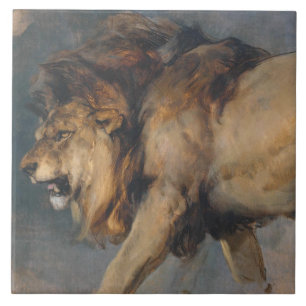 Estudo de um Leão (por Edwin Henry Landseer)