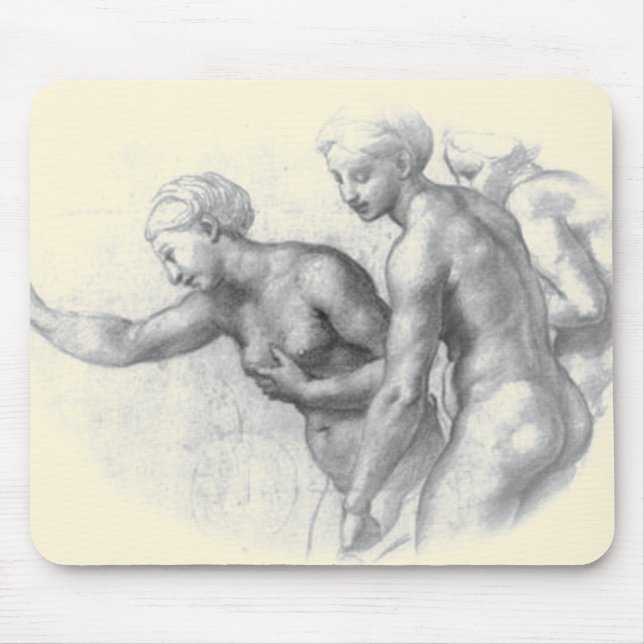 Estudo para os 3 Graces - Raphael mousepad (Frente)