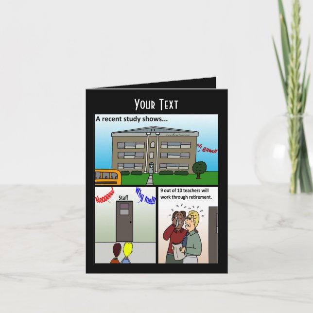 Estudo Recente Mostra Cartão de Saudação (Frente)