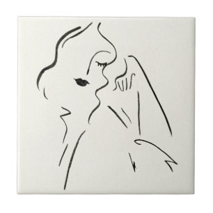 Estudo Simples - Esboço de uma Senhora