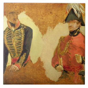 Estudos do uniforme real da artilharia do cavalo,