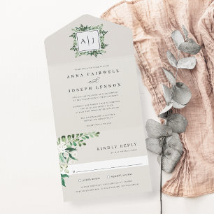 Estufa Casamento Botânico Elegante