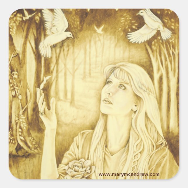 Etain adesivos Celtic Goddess (Frente)