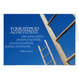 Etapas ao cartão de nota do cumprimento da