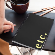 etc. Script em negrito e amarelo na moda