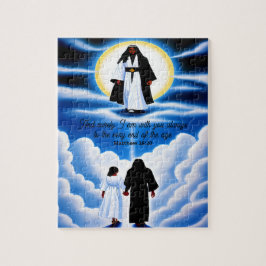 Eterna Life Black Christian Art Quebra-cabeça