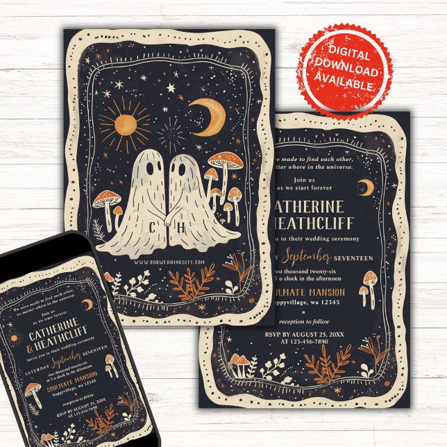 Eternal Soulmates 3 Convite De Casamento (Criador carregado)