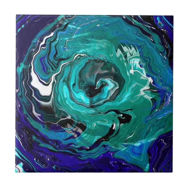 Eternidade Azul | Abstrato Art (Frente)