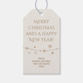 Eterno - Areia Branca - Etiquetas de Presente em F