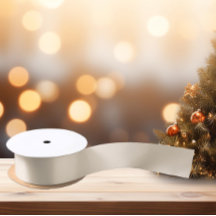 Eterno - Fita Elegante de Creme Satin