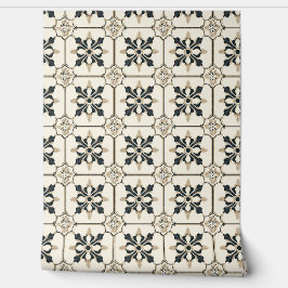 Eterno Floral Charm Petit - Preto e Dourado